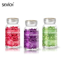 Sevich 3PCS/SET Keratin Complex Oil Hair Vitamin Capsule Set Moroccan Hair Care Oil Smooth Repair Damaged Hair Treatment Serum