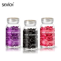 Sevich 3PCS/SET Keratin Complex Oil Hair Vitamin Capsule Set Moroccan Hair Care Oil Smooth Repair Damaged Hair Treatment Serum