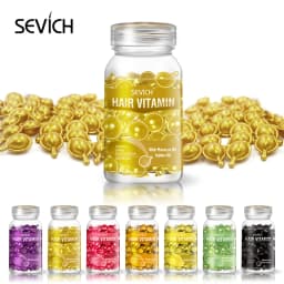 Sevich 3PCS/SET Keratin Complex Oil Hair Vitamin Capsule Set Moroccan Hair Care Oil Smooth Repair Damaged Hair Treatment Serum