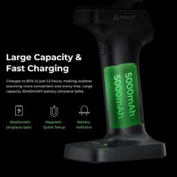 Creality Scanner Raptor X&Creality Handle Scanning Bridge 3D Scan Triple-in-one 34+7 Blue Laser NIR Light 0.02 Mm Accuracy 60fps