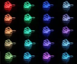 LED Strip 5050 RGB CCT RGBCCT RGBW White Lights 12V 24V Waterproof 5M 300LED Blue Warm White LED Tape Lights Flexible