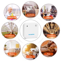 IBS-TH2 Waterproof Bluetooth Magnetic Temperature Meter App Alarm Remote Control Data Logger Kitchen Refrigerator Thermometer