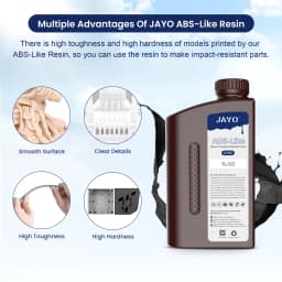 JAYO 3D Resin Water Washab/ABS-Like/Plant Based/Standard 10KG UV Photopolymer Resin Liquid 405nm For LCD 3D Printer Materials