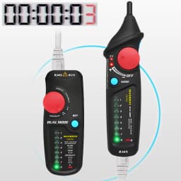 Network Cable Tracker Wire Tester MAXRINEY FTW82 Dual Mode RJ45 RJ11 Ethernet LAN Tracer Analyzer Detector Line Finder Tester