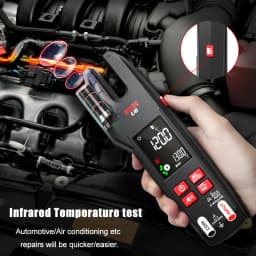 BSIDE Professional Digital Clamp Meter U6 Fork 600A Ammeter Pliers T-RMS DC AC Current OpenJaw Electrical Tester Auto Multimeter