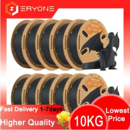 ERYONE 1KG/3KG/5KG/10KG Promotion Hyper Speed Matte PLA Filament Perfect Spool 1.75mm ±0.03mm Filament for FDM 3D Printing