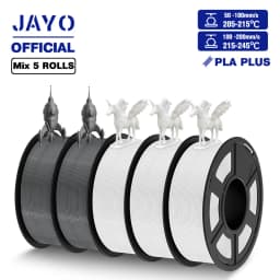 JAYO PLA plus 1.75mm PLA+ 3D Printer Filament Neatly Wound 3D Filament PLA For FDM 3D Printer Macarone Color Materials
