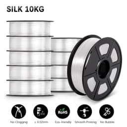 JAYO PLA Meta/PETG/SILK/PLA PLUS/ABS/TPU Filament 3D Printer 1.75mm 10Rolls for FDM 100%No bubbel 3D Printer Materials DIY Gift