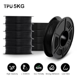 JAYO PLA Meta/PETG/SILK/PLA PLUS/ABS/TPU Filament 3D Printer 1.75mm 10Rolls for FDM 100%No bubbel 3D Printer Materials DIY Gift