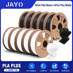 JAYO PLA Meta/PETG/SILK/PLA PLUS/ABS/TPU Filament 3D Printer 1.75mm 10Rolls for FDM 100%No bubbel 3D Printer Materials DIY Gift