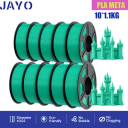 JAYO PLA Meta/PETG/SILK/PLA PLUS/ABS/TPU Filament 3D Printer 1.75mm 10Rolls for FDM 100%No bubbel 3D Printer Materials DIY Gift