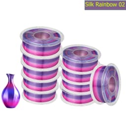 JAYO PLA Meta/PETG/SILK/PLA PLUS/ABS/TPU Filament 3D Printer 1.75mm 10Rolls for FDM 100%No bubbel 3D Printer Materials DIY Gift