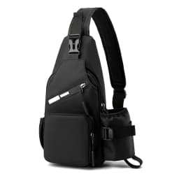 Commut Shoulder Bag With Mug Pocket Large Capacity Short Travel Messenger Bag For Running Fitness
