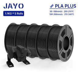 JAYO PETG/ABS/ASA/SILK/TPU/PLA Series Filament 1.75MM 5Rolls 3D Printer 100% No Bubble for FDM DIY Gift Material Fast Shipping