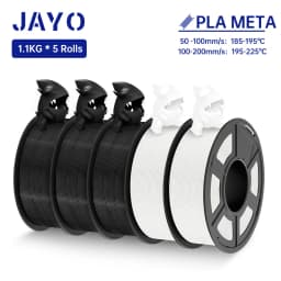 JAYO PETG/ABS/ASA/SILK/TPU/PLA Series Filament 1.75MM 5Rolls 3D Printer 100% No Bubble for FDM DIY Gift Material Fast Shipping