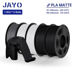 JAYO PETG/ABS/ASA/SILK/TPU/PLA Series Filament 1.75MM 5Rolls 3D Printer 100% No Bubble for FDM DIY Gift Material Fast Shipping