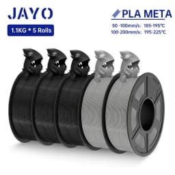JAYO PETG/ABS/ASA/SILK/TPU/PLA Series Filament 1.75MM 5Rolls 3D Printer 100% No Bubble for FDM DIY Gift Material Fast Shipping