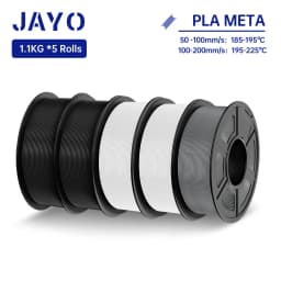 JAYO PETG/ABS/ASA/SILK/TPU/PLA Series Filament 1.75MM 5Rolls 3D Printer 100% No Bubble for FDM DIY Gift Material Fast Shipping