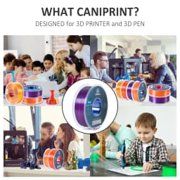 Geeetech Tri Color Silk PLA Filament, 3D Filament 1,75 mm 1KG Spool Wire (+/-0.03mm) Vacuum Packaging, Special Color