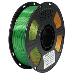 Geeetech Tri Color Silk PLA Filament, 3D Filament 1,75 mm 1KG Spool Wire (+/-0.03mm) Vacuum Packaging, Special Color