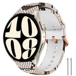 Silicone Floral Strap for samsung galaxy Watch 6 40mm 44mm Replacement 20mm Wristband Bracelet Galaxy Watch 6 Classic 47mm 43mm