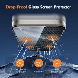 1-3Pcs Tempered Glass For iPhone 16 15 17 Pro Max 14 Plus 12 13 Mini Screen Protector on iPhone XS 11 Pro Protective Cover Glass