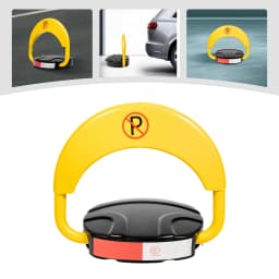 IP67 Waterproof Remote Control Parking Lock Alloy Steel 4410LBS Load Anti-occupation Protector with Alarm Reflective Strip