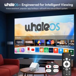 XGODY Projector A6/N6 Pro 700ANSI Netflix Officially 4K Smart Android TV Whale OS 32GB ROM Home Theater