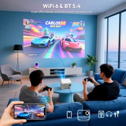 XGODY Projector A6/N6 Pro 700ANSI Netflix Officially 4K Smart Android TV Whale OS 32GB ROM Home Theater