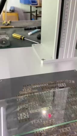 [UK stock] CRS 15W Portable High Precision UV Laser Marking Machine &Water Chiller Engraving Machine for PVC Wood Metal 4000mm/s