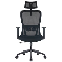 Durrafy Ergonomic Office Chair with Adjustable Headrest, Lumbar Support, Mesh Backrest, Computer Desk Chair for Home/Office