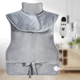 Electric Heating Neck and Shoulder Pad for Neck and Shoulders W/ 9 Heat Options Weighted Electric Heating Pad for Women Men Dad