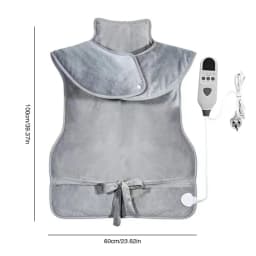 Electric Heating Neck and Shoulder Pad for Neck and Shoulders W/ 9 Heat Options Weighted Electric Heating Pad for Women Men Dad