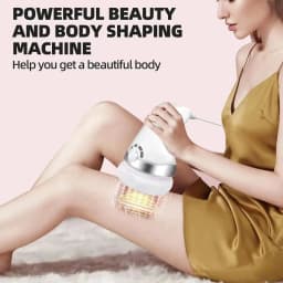 Electric Handheld Cellulite Remover with 3 Washable Pads Anti Cellulite Massager Tool for Shoulder Waist Abdomen Buttocks