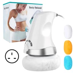 Electric Handheld Cellulite Remover with 3 Washable Pads Anti Cellulite Massager Tool for Shoulder Waist Abdomen Buttocks