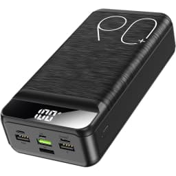 hganus 60000mAh Power Bank QC PD3.0 22.5W Fast Charging Powerbank Portable Charger External Battery For iPad iPhone Xiaomi
