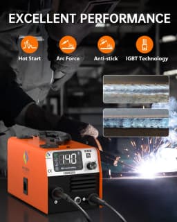 HITBOX HBM200 Large Display 3in1 MMA/Flux MIG/Lift TIG Premiun Spool MIG Semi-automatic Welding Machine Gasless IGBT Inverter