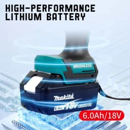 Makita DDF487 brushless drill, suitable for five rope impact drill of decorative equipment, using 18V Makita battery.
