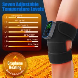 3in1 Wireless APP Control Heating Vibration Knee Pad Hot Compress Elbow Shoulder Knee Massage Physiotherapy Device
