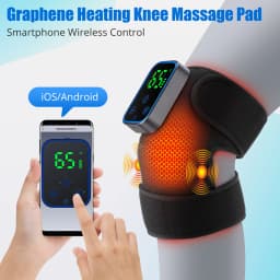 3in1 Wireless APP Control Heating Vibration Knee Pad Hot Compress Elbow Shoulder Knee Massage Physiotherapy Device