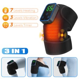 3in1 Wireless APP Control Heating Vibration Knee Pad Hot Compress Elbow Shoulder Knee Massage Physiotherapy Device