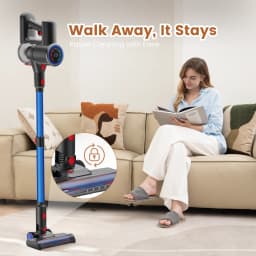 Verslife Z8 Cordless Stick Vacuum Cleaner, 40Kpa/45Min/500W/6-in-1, Green LED, 6-Stage Filtration/LED, for Pet Hair, Hard Floors