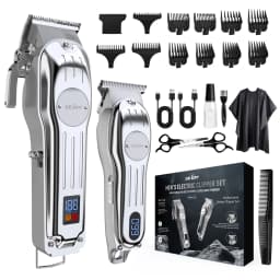 Sejoy Professional Combo Kits Hair Clipper Electric Hair Trimmer Set For Men Rechargeable Cordless Haircut Machine for Barber