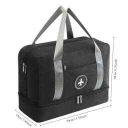 Separation Duffle Bag Waterproof Clothing Storage Sports Gym Bag Weekend Travel Sport Holdall Luggage Gym Travel Tote Travel Bag