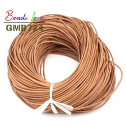 1/1.5/2/2.5/3mm 5M Real Genuine Leather Cord Round Rope String For Handmade DIY Bracelet Necklace Jewelry Making Craft Accessory