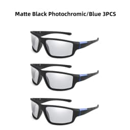 VIVIBEE Men Photochromic Sunglasses Black Sports Goggles Women Color Changing Polarized Driving 2026 Discoloration Sun Glasses