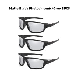 VIVIBEE Men Photochromic Sunglasses Black Sports Goggles Women Color Changing Polarized Driving 2026 Discoloration Sun Glasses