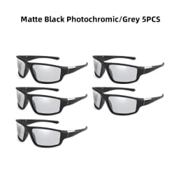 VIVIBEE Men Photochromic Sunglasses Black Sports Goggles Women Color Changing Polarized Driving 2026 Discoloration Sun Glasses