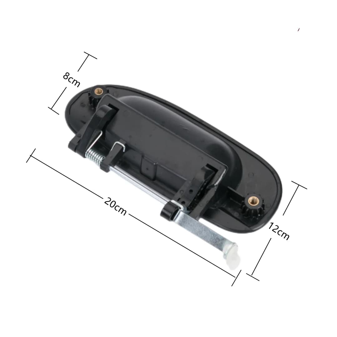 Exterior Door Handle for Mitsubishi Carisma, Front, Rear, Left, Right, Black Space Star, 1998-2002