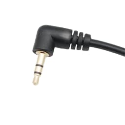 1pc Gold 3.5mm 1/8" Male Right Angle To 3.5mm 3 Pole Male Right Stereo AUX Audio Cable Cord 10cm / 15cm